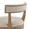Alaterre Furniture Hanover Swivel Bar Height Bar Stool, Weathered Brown and Beige ANHN04FDC - alternate 6